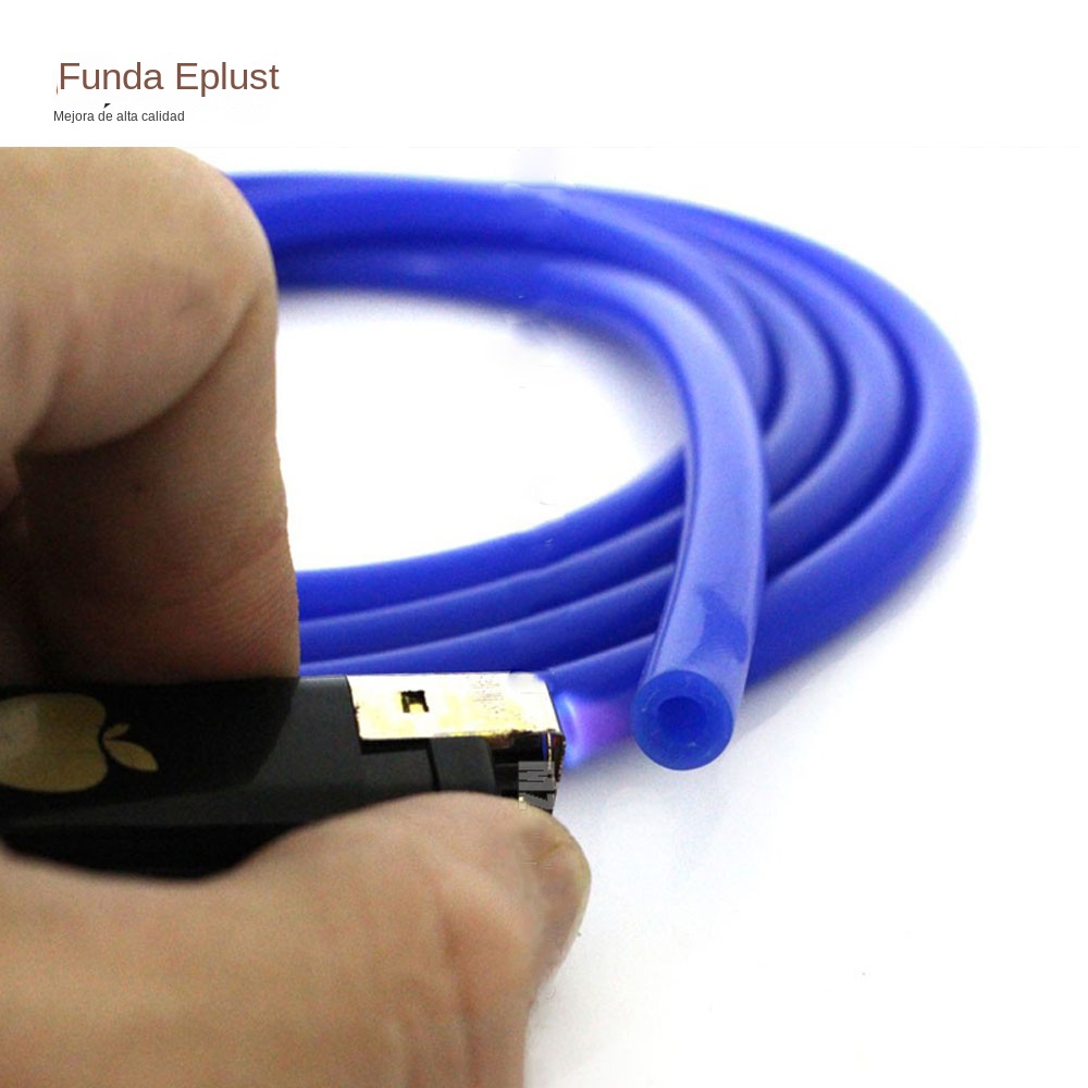 EPLUS-manguera de tubo de vacío de silicona, tubo de silicona Universal de 3MM, 4MM, 6MM, 8MM, 10MM, 12MM, piezas de automóvil azules, gratuita