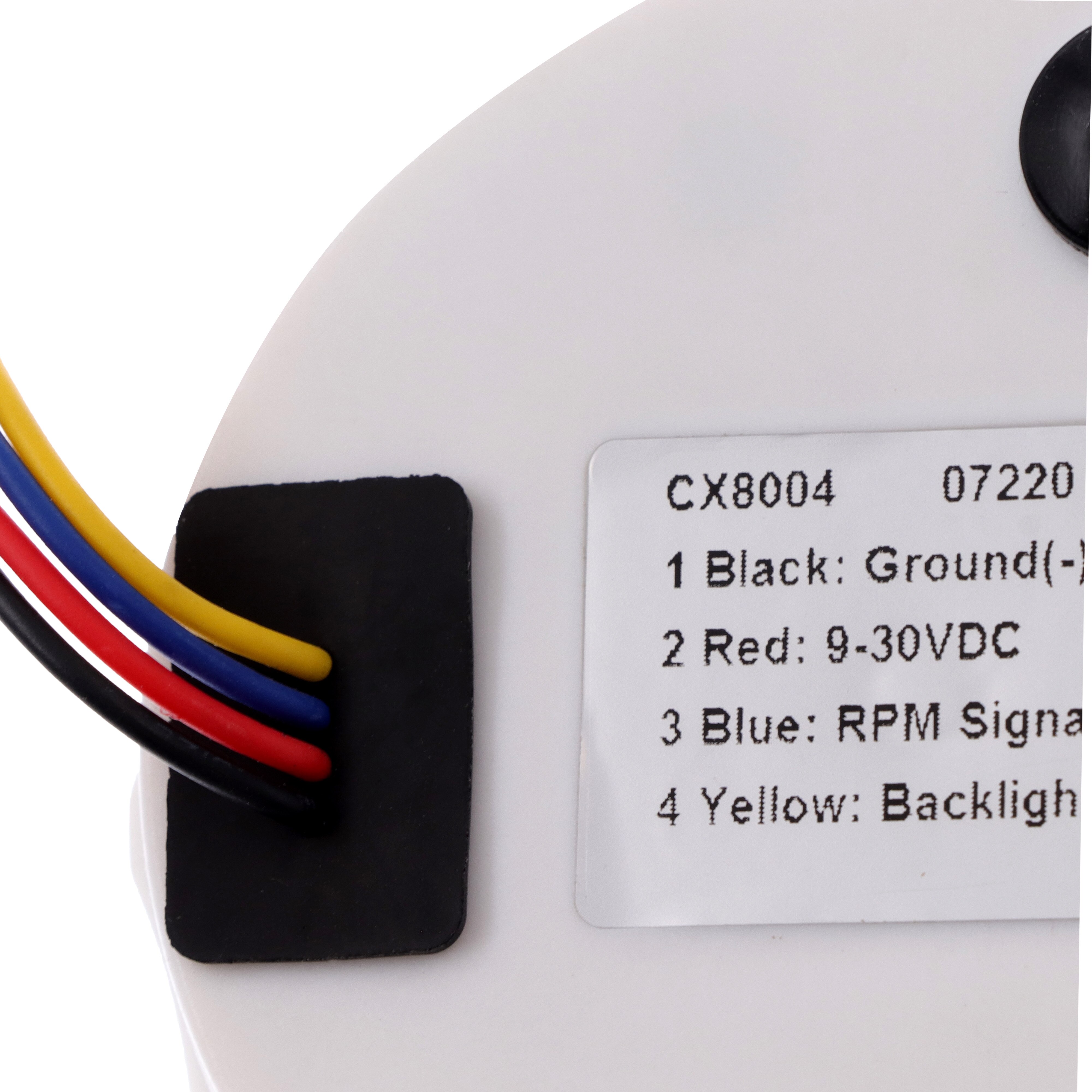 8000RPM Stainless Steel Bezel Digital Tachometer Waterproof Tacho meter 85MM with LCD Hour Meter For Car Boat Motocycle Marine