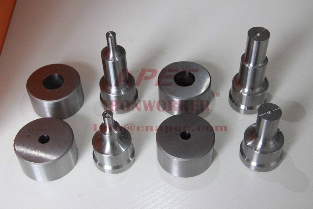 Metal punch & die for punching machine (6,10,12,14,16,18,20,22,24,26,28,30,32,34,36,38,40mm...) punch die
