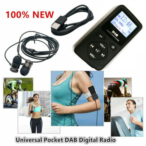 Portable Digital Audio DAB/DAB+ FM Radio Earphone Bluetooth MP3 Player DAB-P7 Pocket DAB Radio