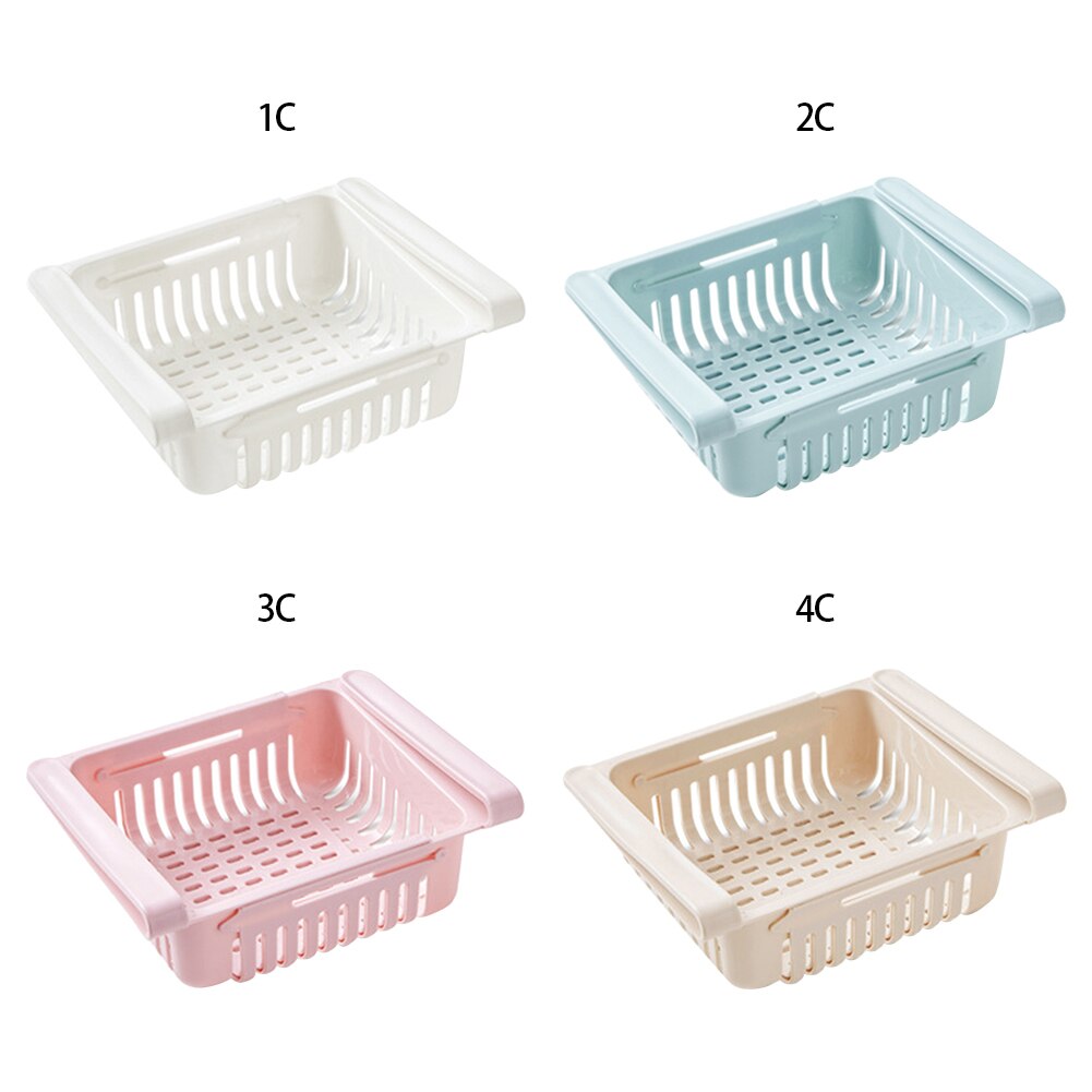 Estante para congelador, separador de ahorro de frigorífico, espacio de almacenamiento duradero, organizador de fruta, soporte para vegetales, cajón, estante para nevera