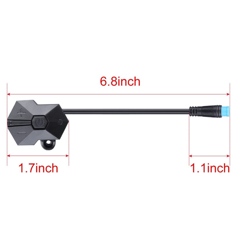 4 Pin Schakelaar Controller Voor 850C P850C Display Vervanging Bafang BBS01B BBS02B Bbshd Mid Hub Motor Accessoire