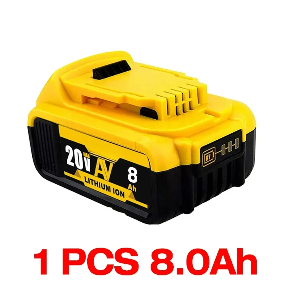 NEUER Akku kompatibel mit Dewalt Power Tools 18V 8Ah wiederaufladbares Elektrowerkzeug Lithiumbatterien 20V 18Volt 18V 5Ah 6Ah 8Ah