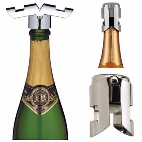Rvs Champagne Wijnfles Stop Rode Wijn Stopper Vacuüm Wijn Schenker Bar Tool Accessoires