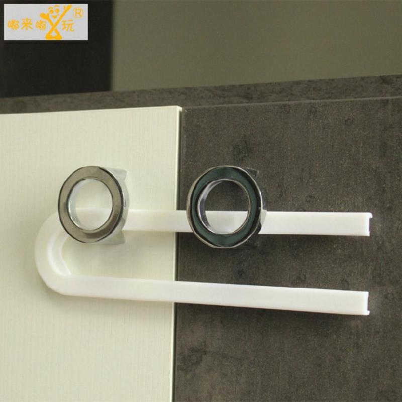 baby Protection Lock U Shape Children safety Lock Prevent Child From Opening Drawer for Drawer Cabinet Door kids Safety Locks