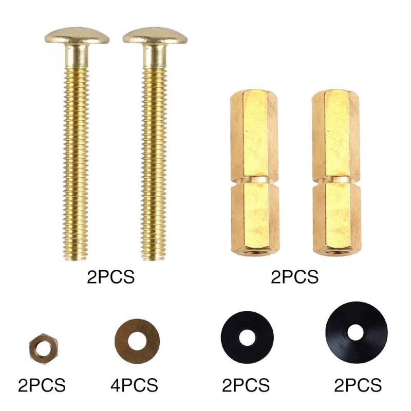 2 sztuk łazienka domu ciężki obowiązek stałe okucia mosiężne uniwersalne akcesoria zbiornik toaletowy robić miski zestaw śpocierać robić mocowania naprawy