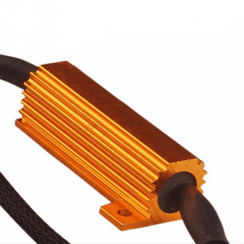 H11 / H8 Nebel Lichter Decoder LED Nebel Lampen Widerstand Linie LED Nebel Lampen Gold Fixed Resistor