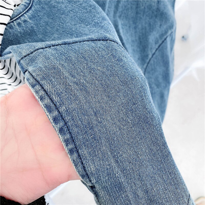 Lente Jongens Meisjes Mode Denim Overalls Unisex Losse Alle-Match Bib Broek Kinderkleding