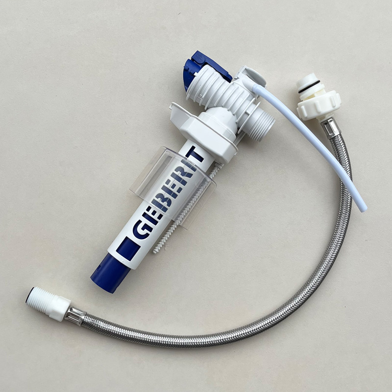 Toilet Inlet Valve Side Entry Cistern Fittings Adjustable Float Filling Valves G3/8" G1/2" Bathroom Fixture Replacement Parts: Dark Khaki