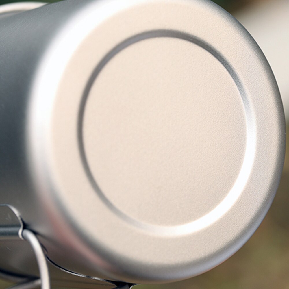 TOMSHOO Titanium Cup Ultralight Outdoor Camping Picnic Water Cup Mug Foldable Handle Coffe Tea Cup 300/350/420/450/550/650/750ml