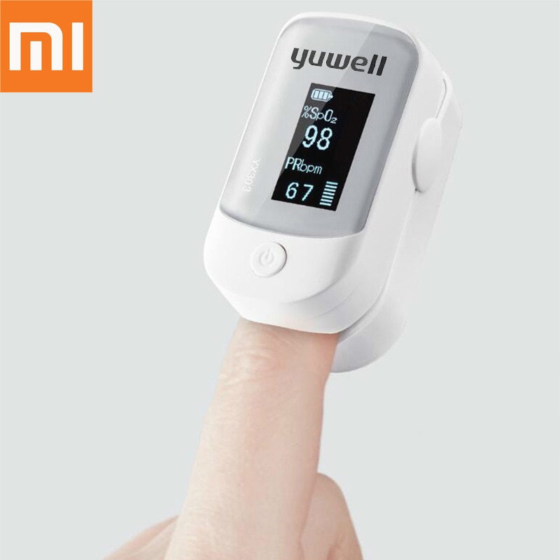 Xiaomi Mi Yuwell Oximeter Draagbare Oled-scherm Digitale Vingertop Hartslag Laagspanning Monitor Pulse Care Hart Pulsoximeter