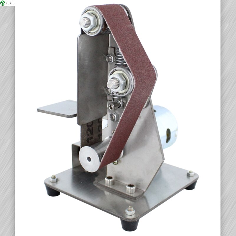 Belt Grinding Machine Small DIY Polishing Machine Multifunctional Sanding Belt Machine Table Belt Sander Cutter Edges Sharpener