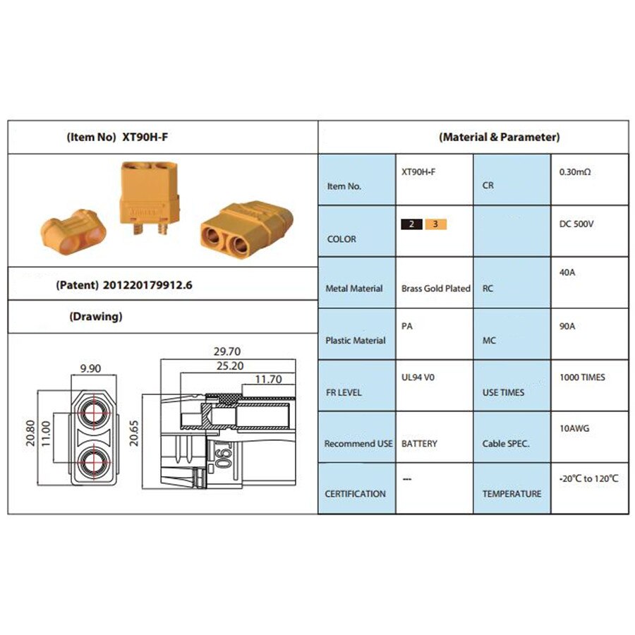 10 pairs VERGAREN XT90H met beschermende isolerende end cap connectors man vrouw XT90 voor RC hobby model lipo batterij 40% off