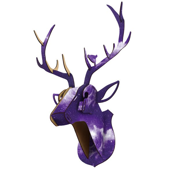 40cm DIY Papier Handarbeit Hause Dekoration Zubehör Jahrgang Antilopen Kopf Abstrakte Zimmer Zauberstab Dekor Hirsch Kopf Statuen: 8