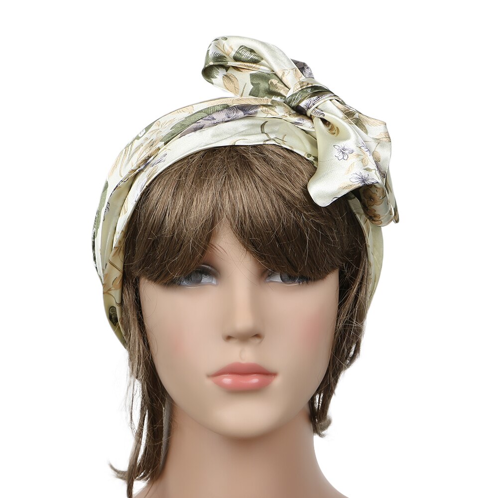 Frauen Schlafen Bonnet Cap Weiche Reiner Seide Sch... – Vicedeal