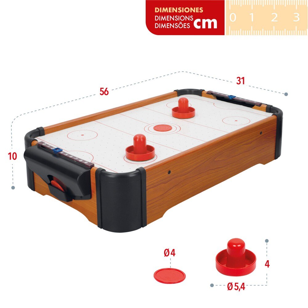 Juego de mesa Hockey Aire sobremesa madera 56x31x10 cm CB Games