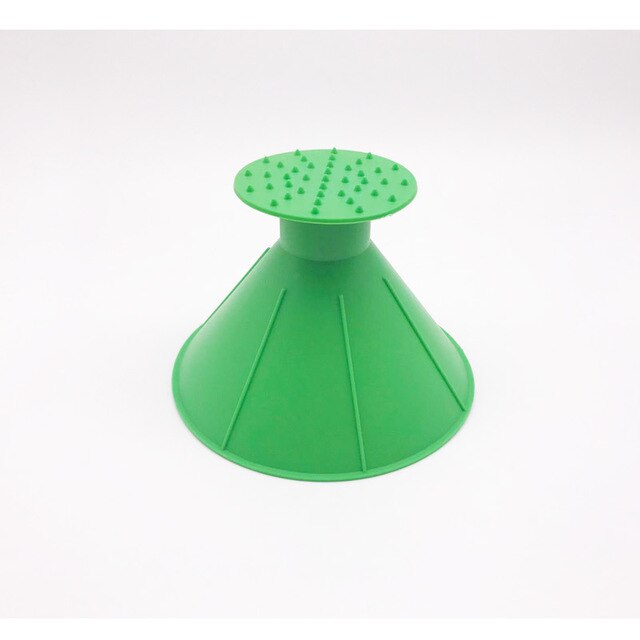 Eliminador de nieve mágica para coche, raspador de hielo para ventana, parabrisas, embudo de aceite, pala, ventana, cono de hielo: Green