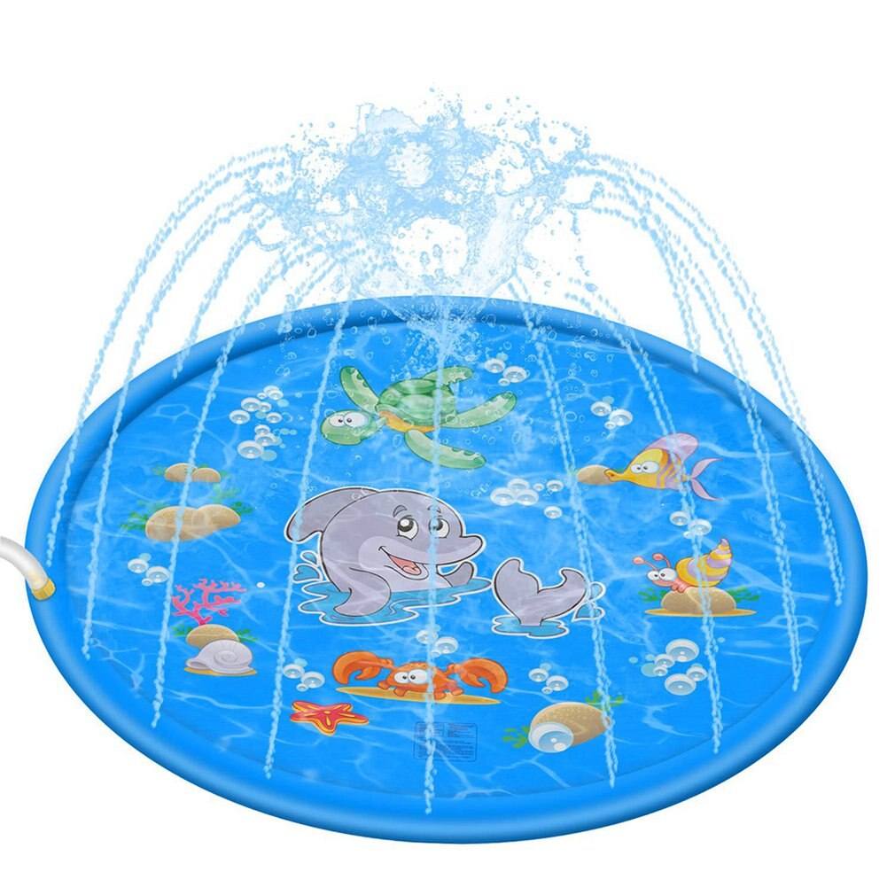 Water Spray Game Mat Lawn Sprinkler Mat Pvc Interest Cultivation Water Spray Pad For Children Lawn Water Pad