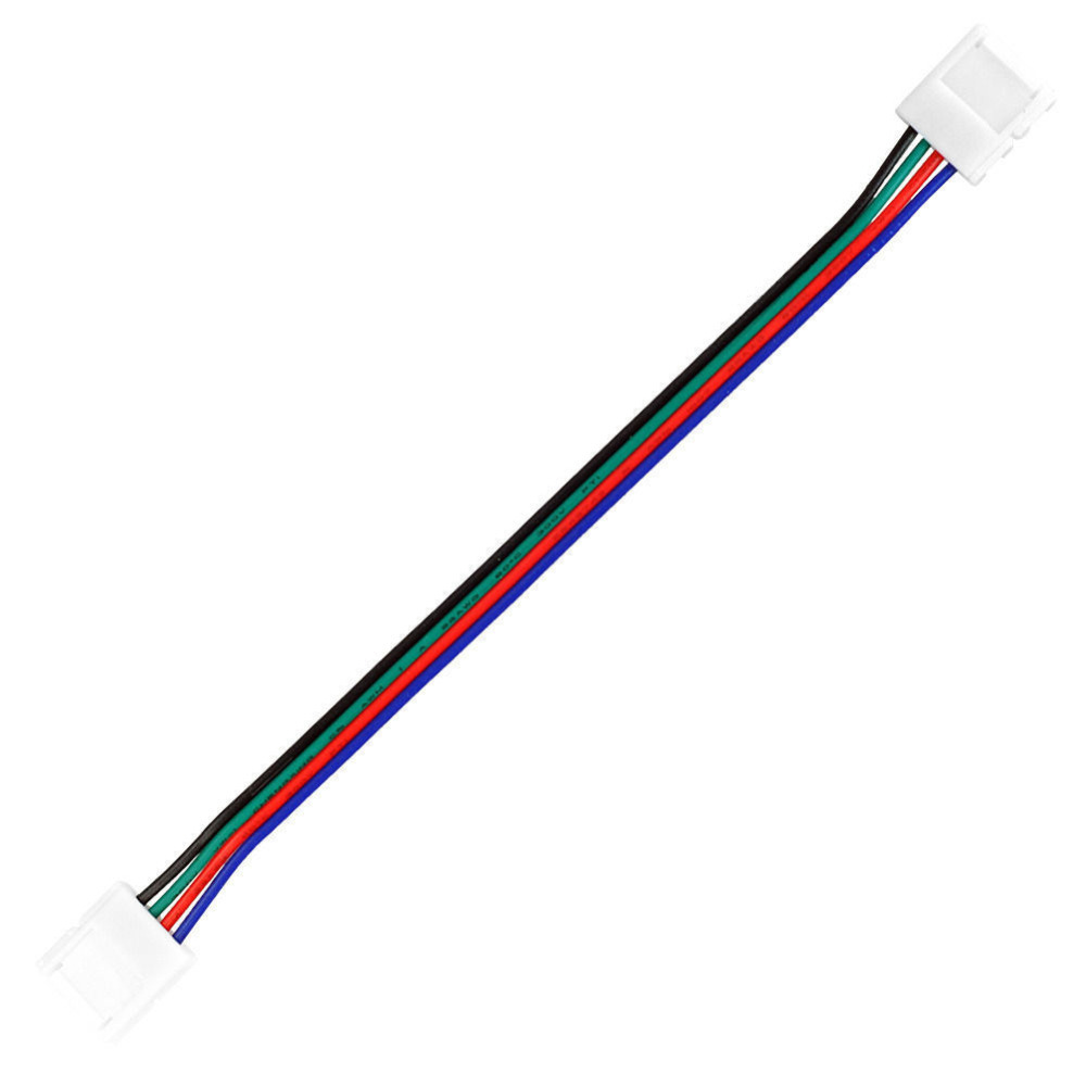 10mm 4 Pin led strip connector 5050 RGB RGBW LED Strip Light SM JST Male Female Connector Wire Cable