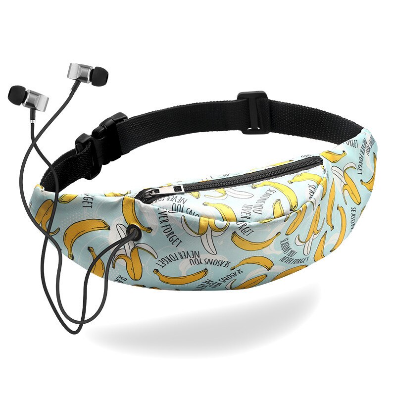 Colorful Waist Bag Waterproof Travelling Mobile Phone Waist Pack For Women Belt Bag: 6