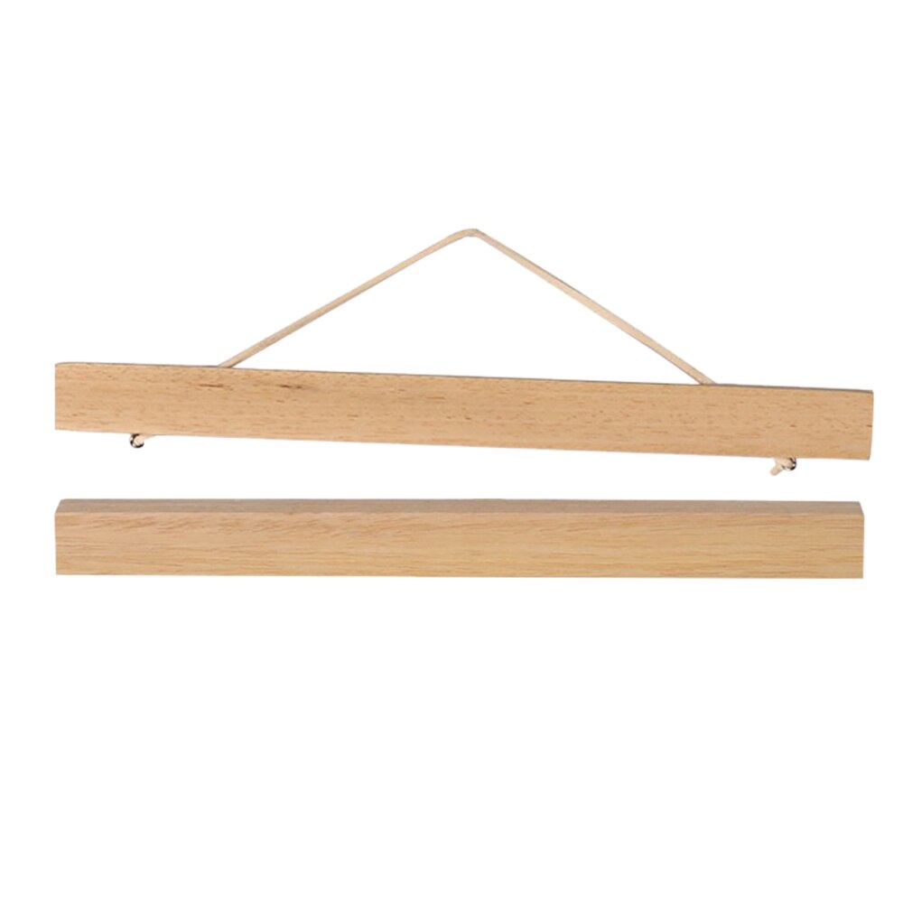 Wooden poster strip poster rail Poster er Poster holder Picture frame er: 50cm Ramin Wood