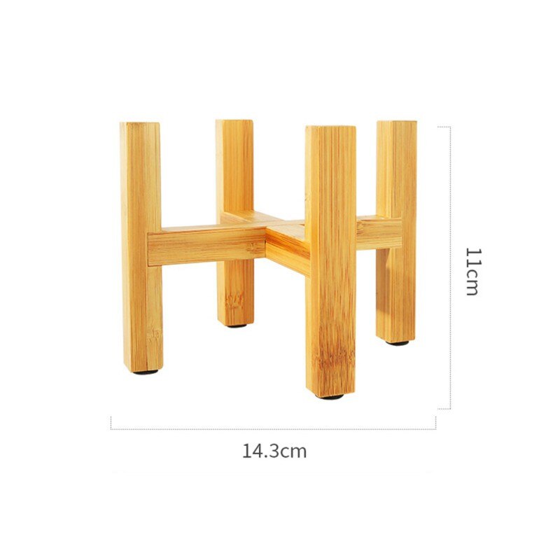 Muebles estanterías para plantas bonsái soporte de madera para plantas expositor de flores estante de madera estante de almacenamiento: B