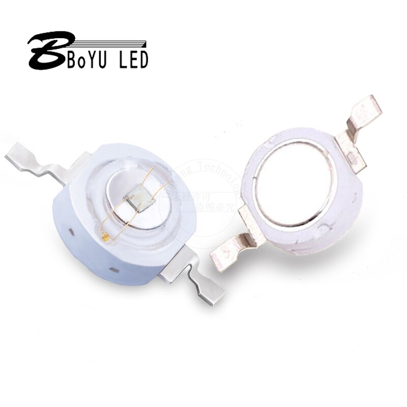 High-power LED lumens lamp beads 1-3-5W green light (520-530nm) LED diode chip flashlight stage light landscape lighting