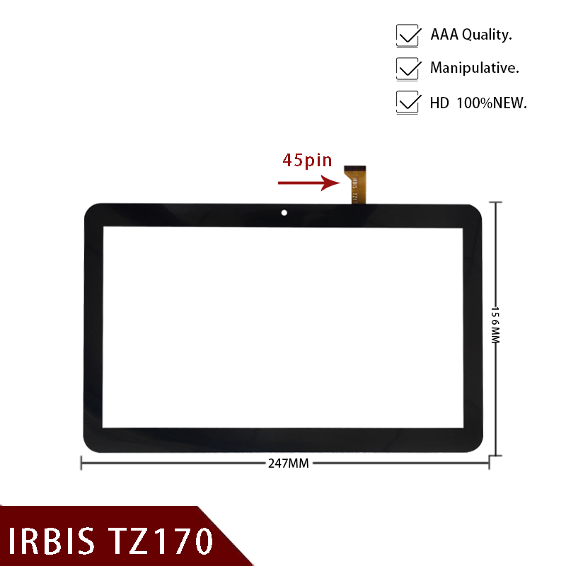 100% Voor 10.1 "Irbis TZ170 Tz 170 TZ-170 Tablet Touchscreen Digitizer Glas Sensor