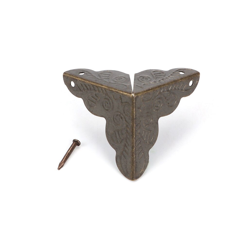 10 stk retro møbler dekorative metal hjørner smykkeskrin træ sag hjørne beskytter antikke hjørne kinesisk håndværk