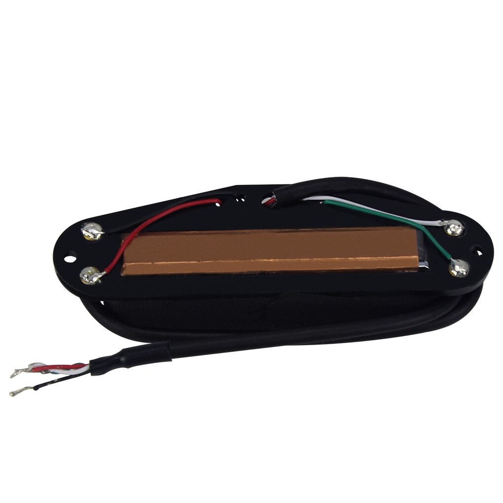 Floror – micro Humbucker double Rail , 4 fils, en céramique, pièces de guitare électrique, noir/blanc/jaune au choix