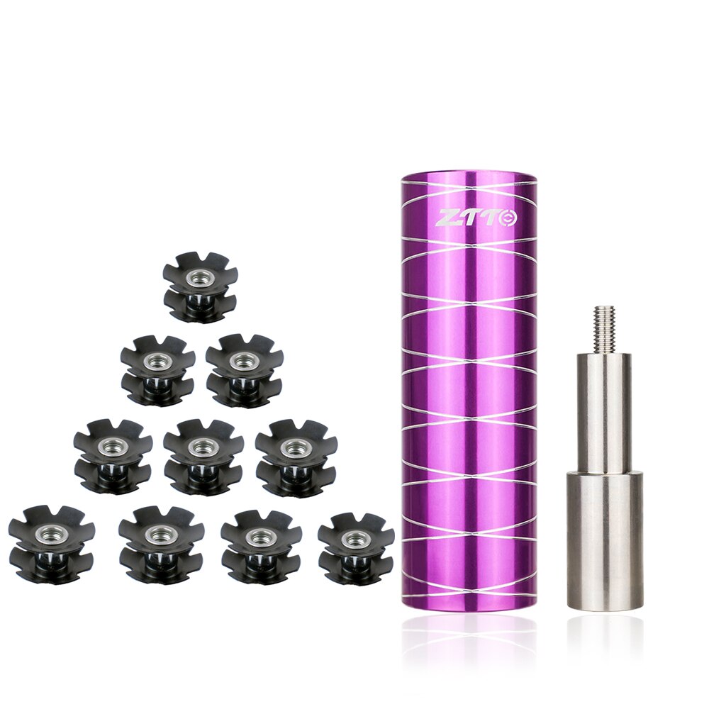 ZTTO Bicycle Threadless Headset Star Nut Install Tool Remove Expansion Crown Installer Driver Press Fit Fork Steerer: black