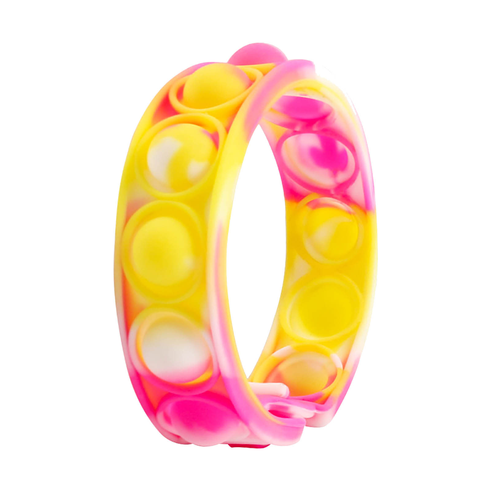 Zappeln Spielzeug für freundlicher drücken Popet Grübchen Armbinde Dekompression Spielzeug für Erwachsene Mädchen Antistress Presse seine blasiert Sensorischen Spielzeug: F