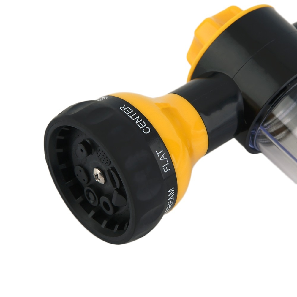 Portable Styling High Pressure Auto Car Foam Water Sprayer Car Wash Foam Sprayer Black and Yellow