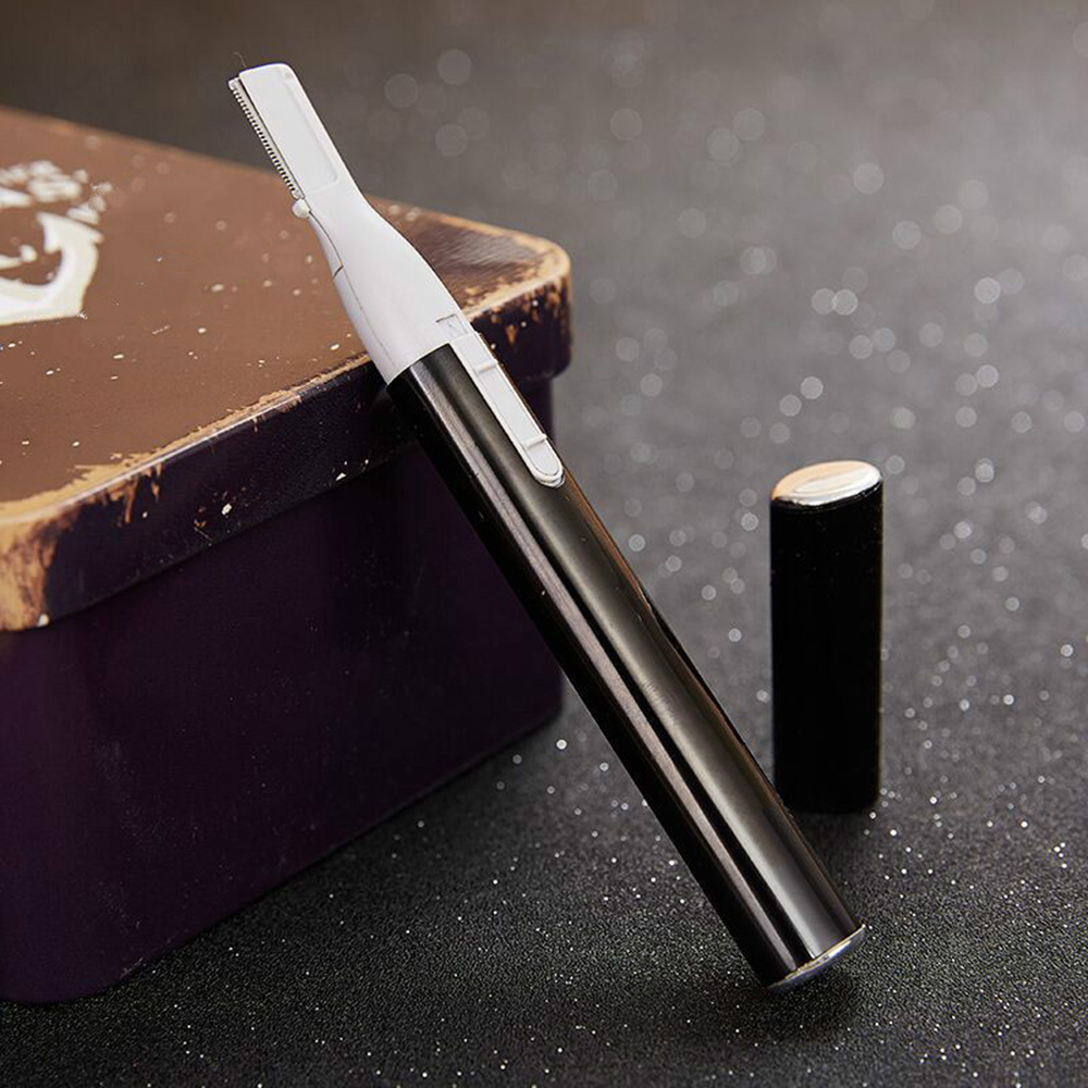 Mannen/Vrouwen Elektrische Wenkbrauw Scheerapparaat Zwarte Elektrische Wenkbrauw Trimmer Beauty Tools De Huid Niet Kwetsen