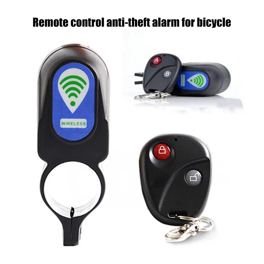 Draadloze Fiets Anti-Diefstal Alarm Bell Met Afstandsbediening Scooter Elektrische Hoorn Veiligheid Alarm Voor Fiets Fietsen Alarm Accessoires