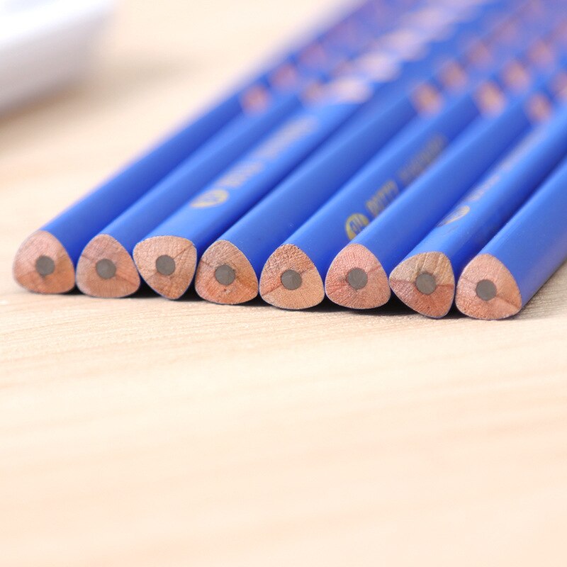 30 pcs pencil triangle HB student child correction grip 30 / bucket school student stationery office supplies writing pen
