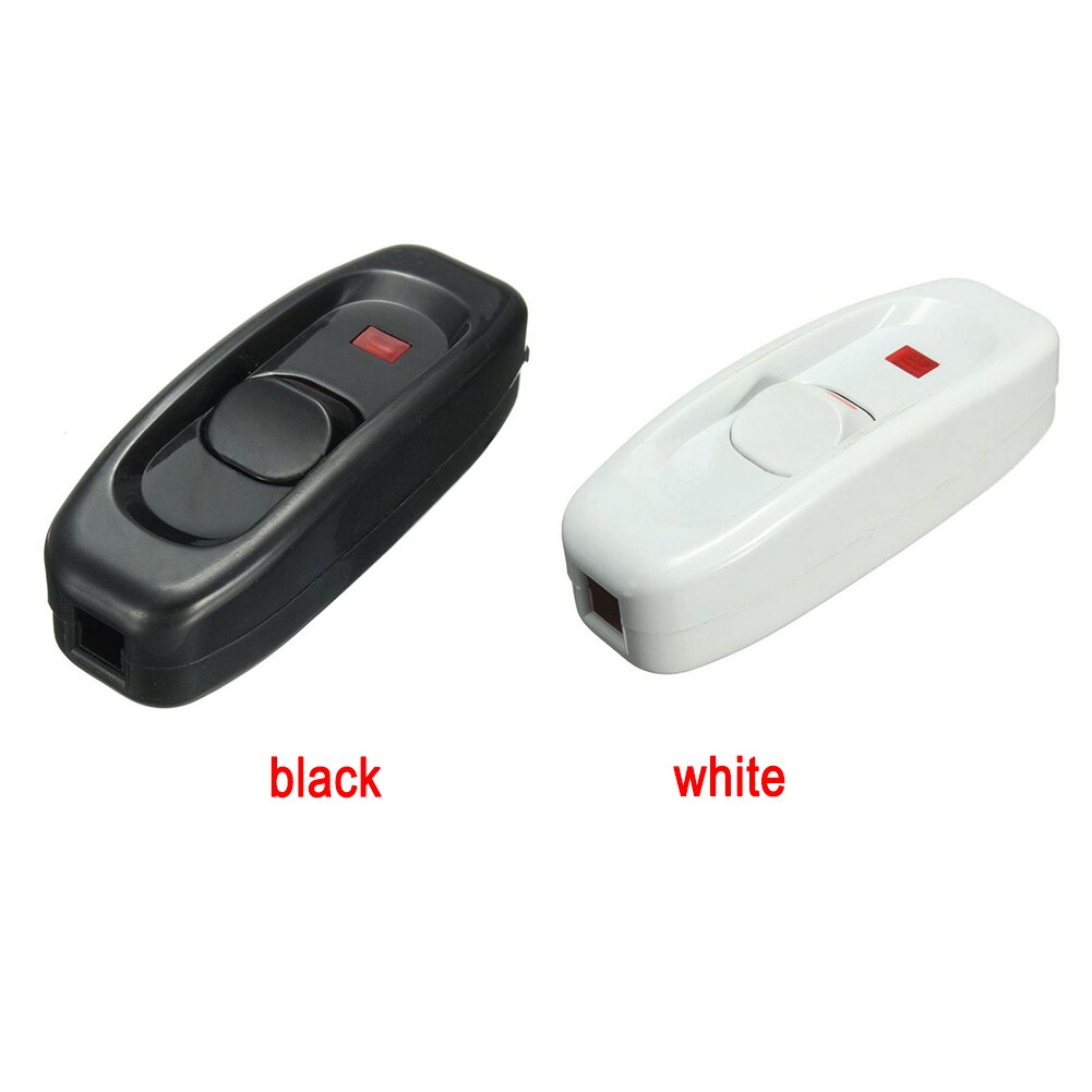 10A Living Room Inline Table Lamp Accessories Electronic On-Off Plastic Bedroom Home Multifunction Light Switch