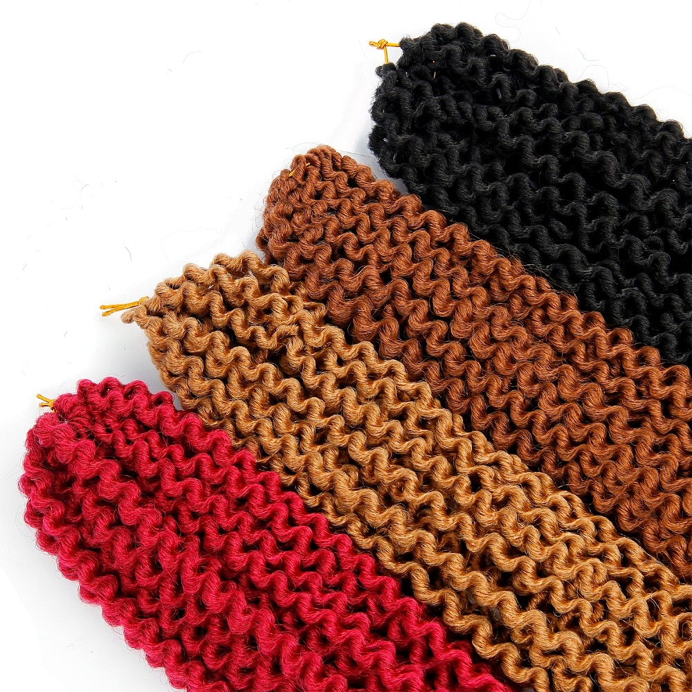 YxCheris Freetress Low Temperature Fiber 20&quot; 24strands Pre Loop Island Twist Hair Curly Crochet Braids Synthetic Braiding Hair