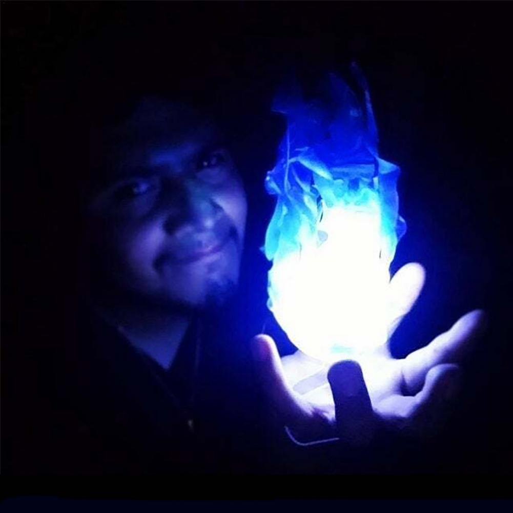 Halloween Floating Fireball Party Prop Suspended Flame Ball Halloween Cosplay Prop Garden Decoration Handheld Decor