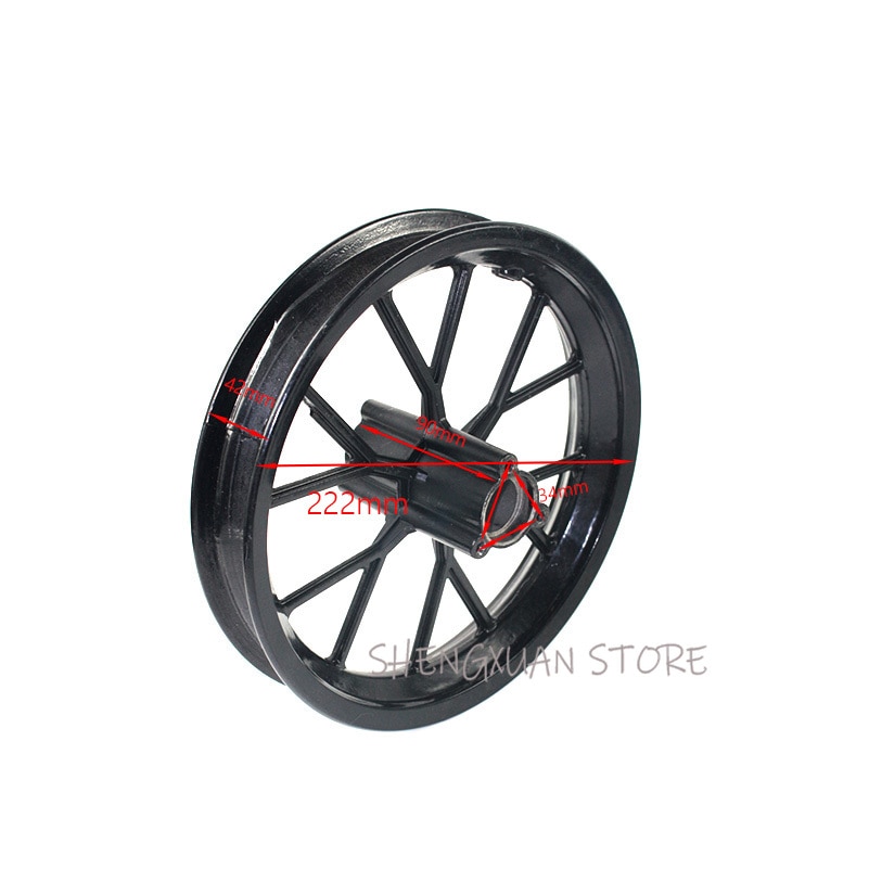 Recambio de llanta de rueda delantera y trasera para Mini Moto de 49cc, 121/2x2,75, color negro, 1 par