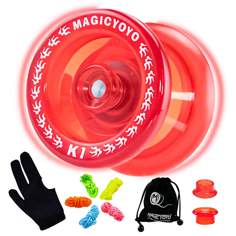 Magicyoyo  k1- plus responsives jojo für kinder, kunststoff-jojo mit schmalem c-kugellager, jojo für anfänger: Default Title