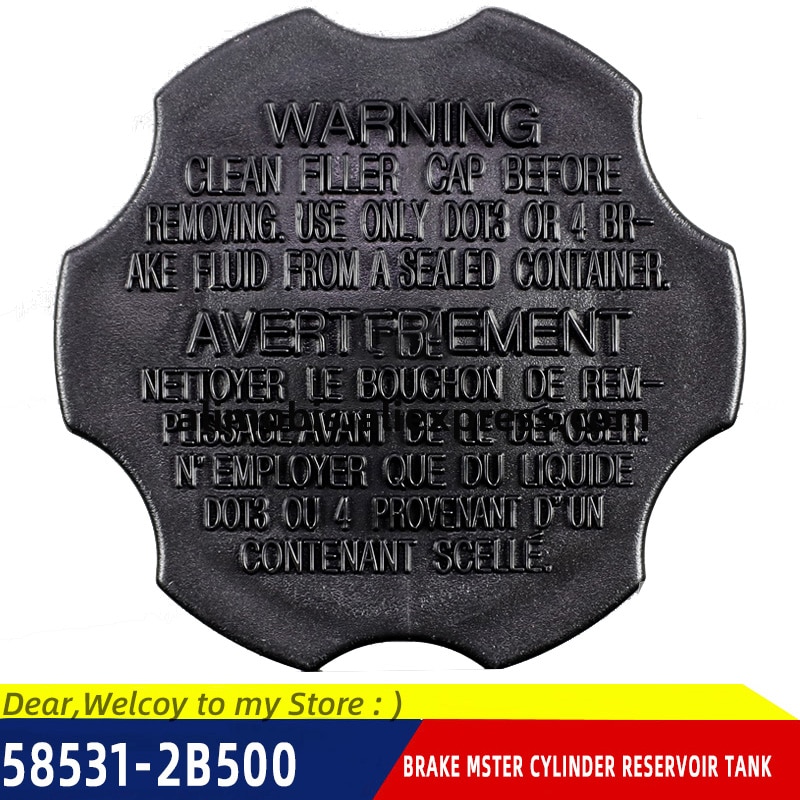 Oem 585312B500 Hoofdremcilinder Fluid Reservoir Cap Voor Hyundai Accent Azera Santa Fe Sonata Voor Kia Optima Sorento Soul