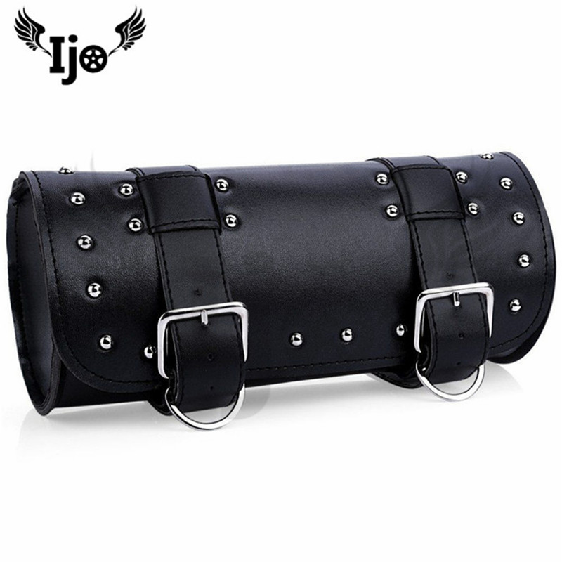 Style Universal Motorcycle PU Leather Saddlebag Saddle Bag Luggage Bag For Harley Yamaha Honda Suzuki Kawasaki Motors