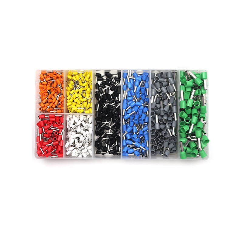 Electric Wire Butt Connector End Terminals Cable Ferrules Assorted Kit, Insulated Ferrule Crimp Terminal Block Cord End Wire