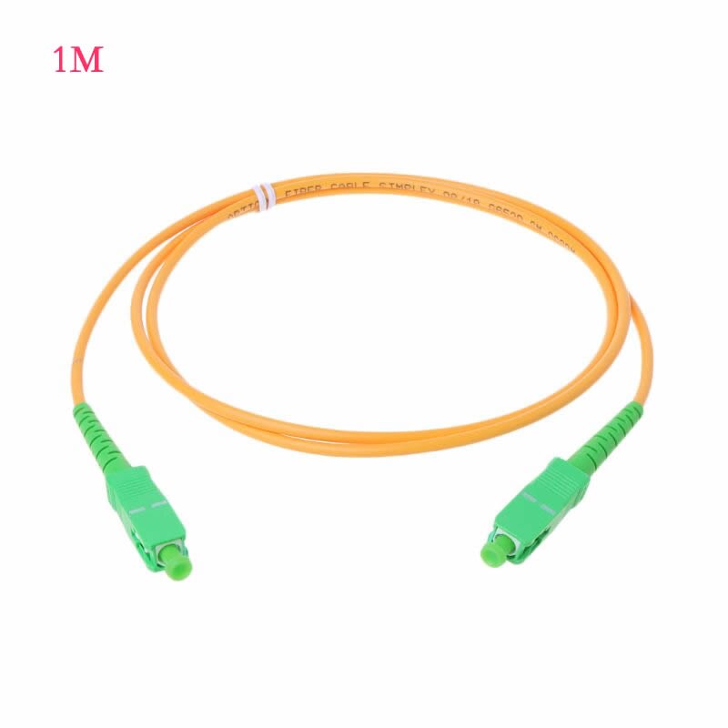 Sc / apc-sc / apc -sm 3mm fiberoptisk jumperkabel enkeltmodus forlengelses patchledning 19qb: 1m