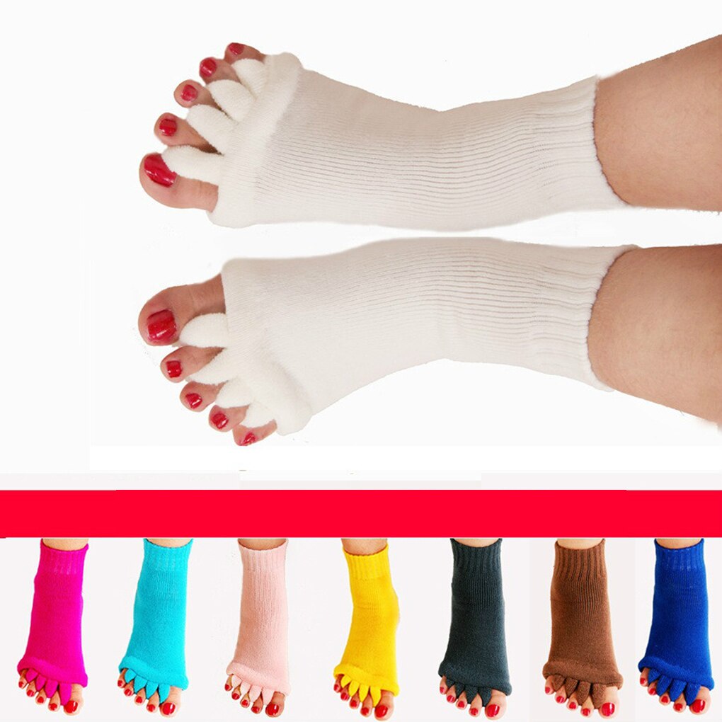Chaussettes à cinq orteils pour Hallux Valgus, Correction de la Posture, élasticité, respirant, Correction des orteils, prévention des Infections croisées