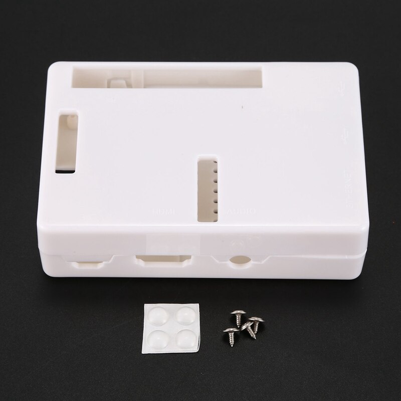 Para Raspberry Pi 3 Modelo B/Raspberry Pi 2 Modelo B, carcasa para Raspberry Pi 3 Modelo B/Raspberry Pi 2 Modelo B, blanco