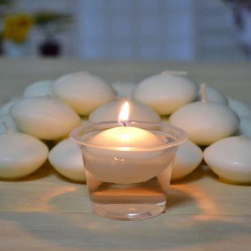 10 stücke Heiße Neue Weiße Romantische Schwimm Kerzen Hochzeit Liefert Hause Dekoration DIY Kerzen Billig