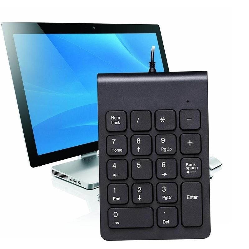 Keyboard 2.4G USB18 Keys Mini Digital Keyboard for Laptop Numeric Keypad Wireless Number Pad