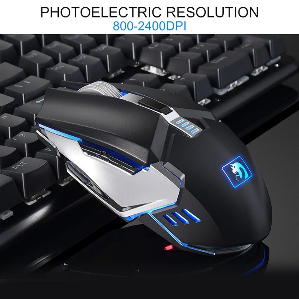 Rechargeable Wireless Mechanical Keyboard and Mouse Set 2.4G Optical Gaming set For Laptop Computer PC Gamer 20j4
